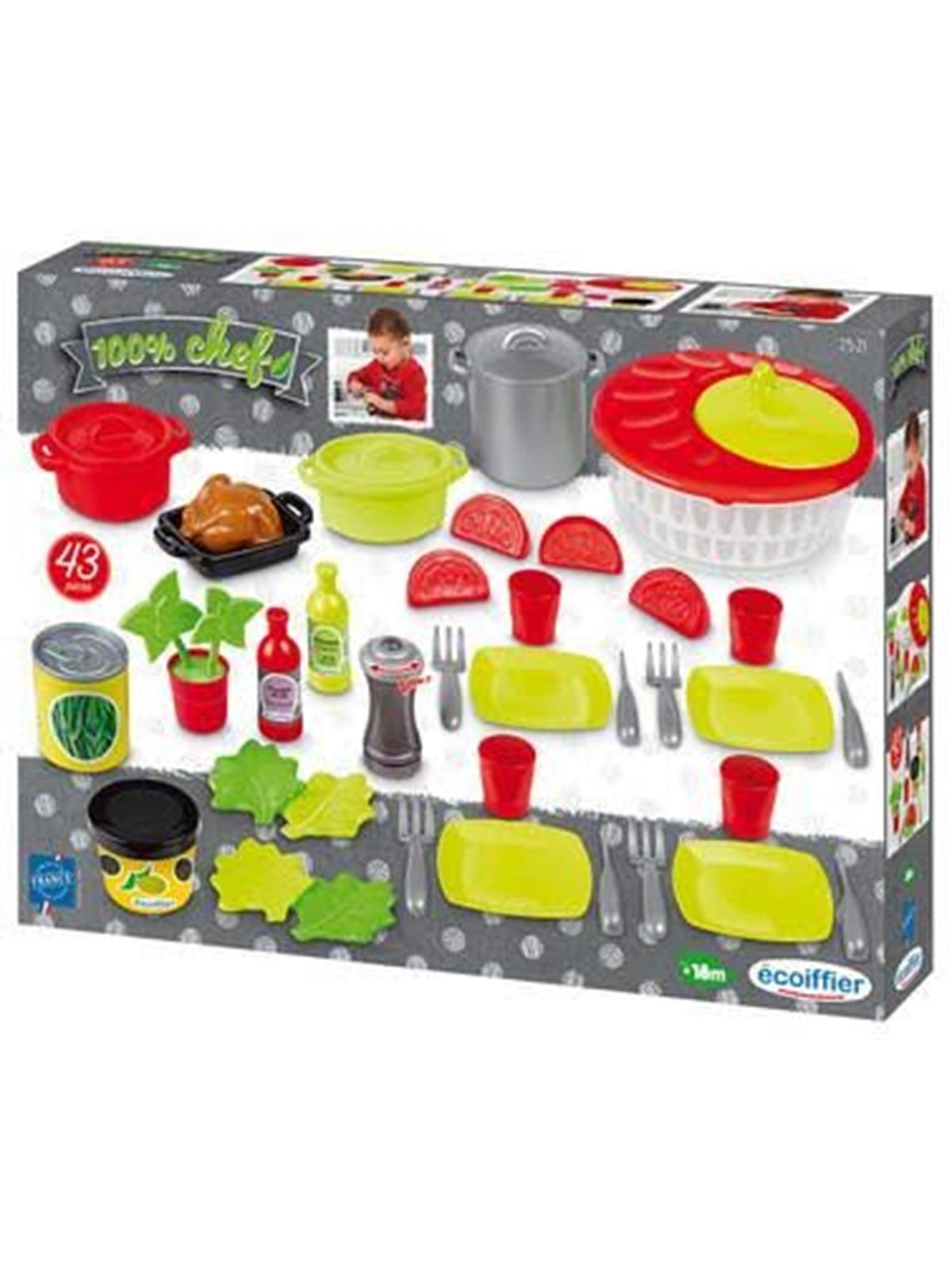Ecoiffier Salat-Set