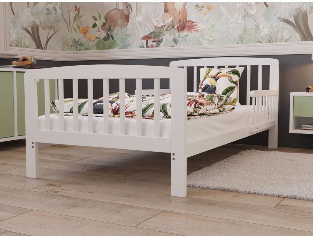 Harriet Bee Hutridge European Toddler (80 X 160cm) Standard White EU Toddler - 80 x 160 cm