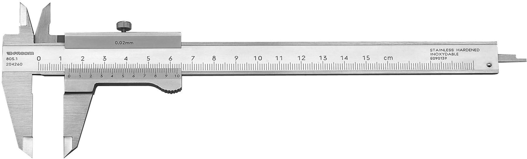 Facom Universal-Messschieber Klasse 0 0-200 mm (805.2)