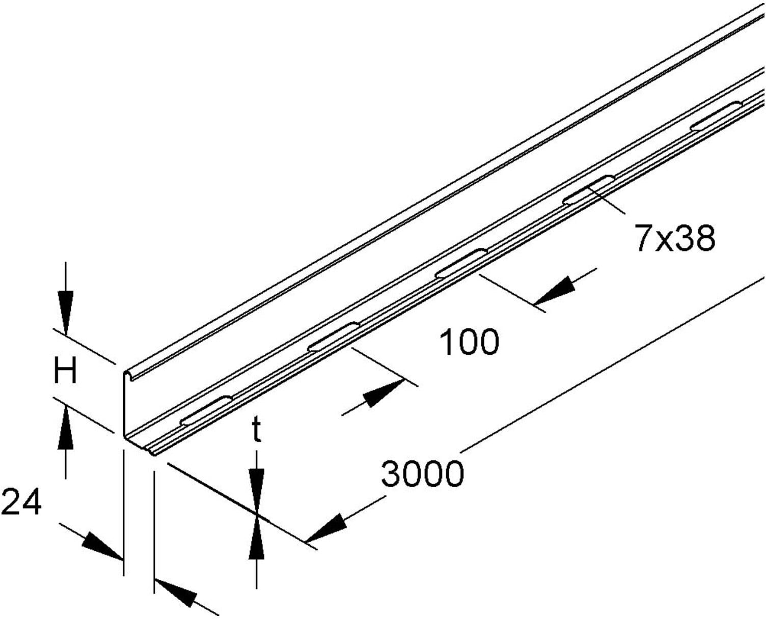 Niedax Trennsteg RW 50 E3)