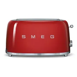 SMEG 4-Scheiben Toaster Rot TSF02RDEU