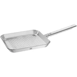 Zwilling Grillpfanne unbeschichtet, Pfanne + Kochtopf, Silber