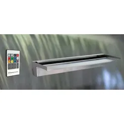 Gardenforma Wasserfall Wall inkl. LED Beleuchtung RGB mit Fernbedienung 30 x 19 cm