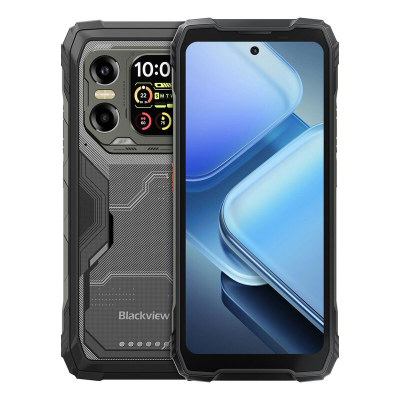 Blackview XPLORE X1 5G Outdoor Smartphone, 256 GB Opslag, 24 GB RAM, 6,78 inch 2,4K 120 Hz, 10000 mAh Batterij, Dimensity 7050 Processor, Gemini AI, Simlockvrij