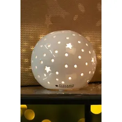Lichtkugel Padova Stern 8cm LED cremeweiß