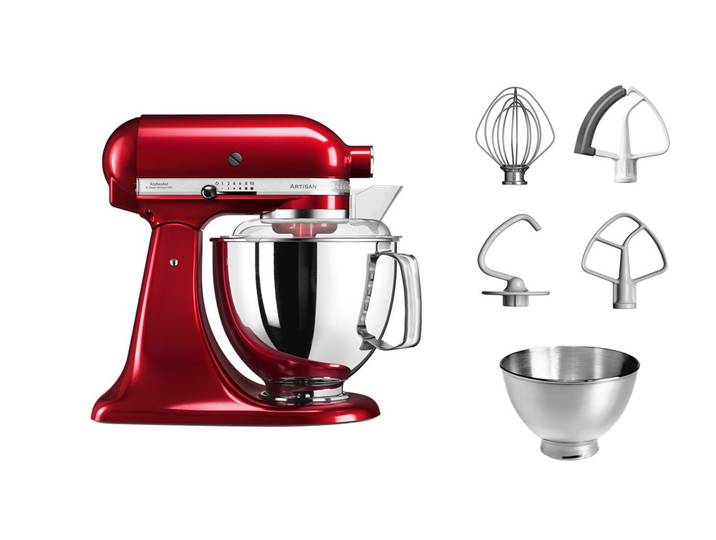 KitchenAid Küchenmaschine Liebesapfel ARTISAN, rot, Metall