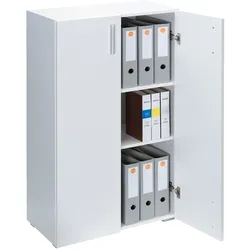 Casaria Mehrzweckschrank Kommode Sideboard Weiß 3 Fächer Weiß
