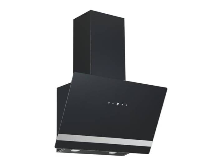 PKM Dunstabzugshaube S21-60ABTH schwarz 60cm Breite Display mit Touch Control