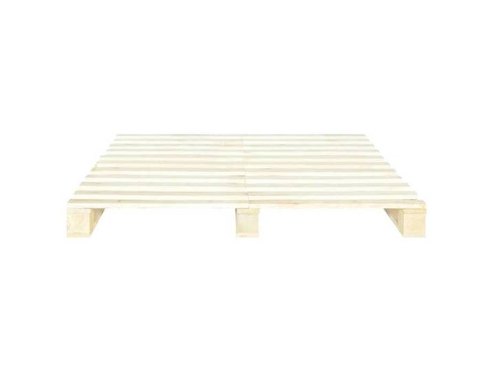 Magnifique Cadre de lit Double - extra confortable - Sommiers à lattes - de palette sans matelas 160x200cm bois massif pin 6957