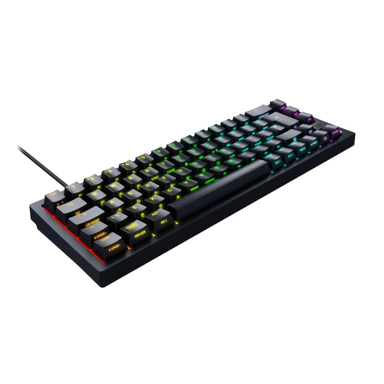 CHERRY K5V2 RGB Compact (USB, schwarz) CX-K5V2-RGB-CPT-BLACK-R-GER