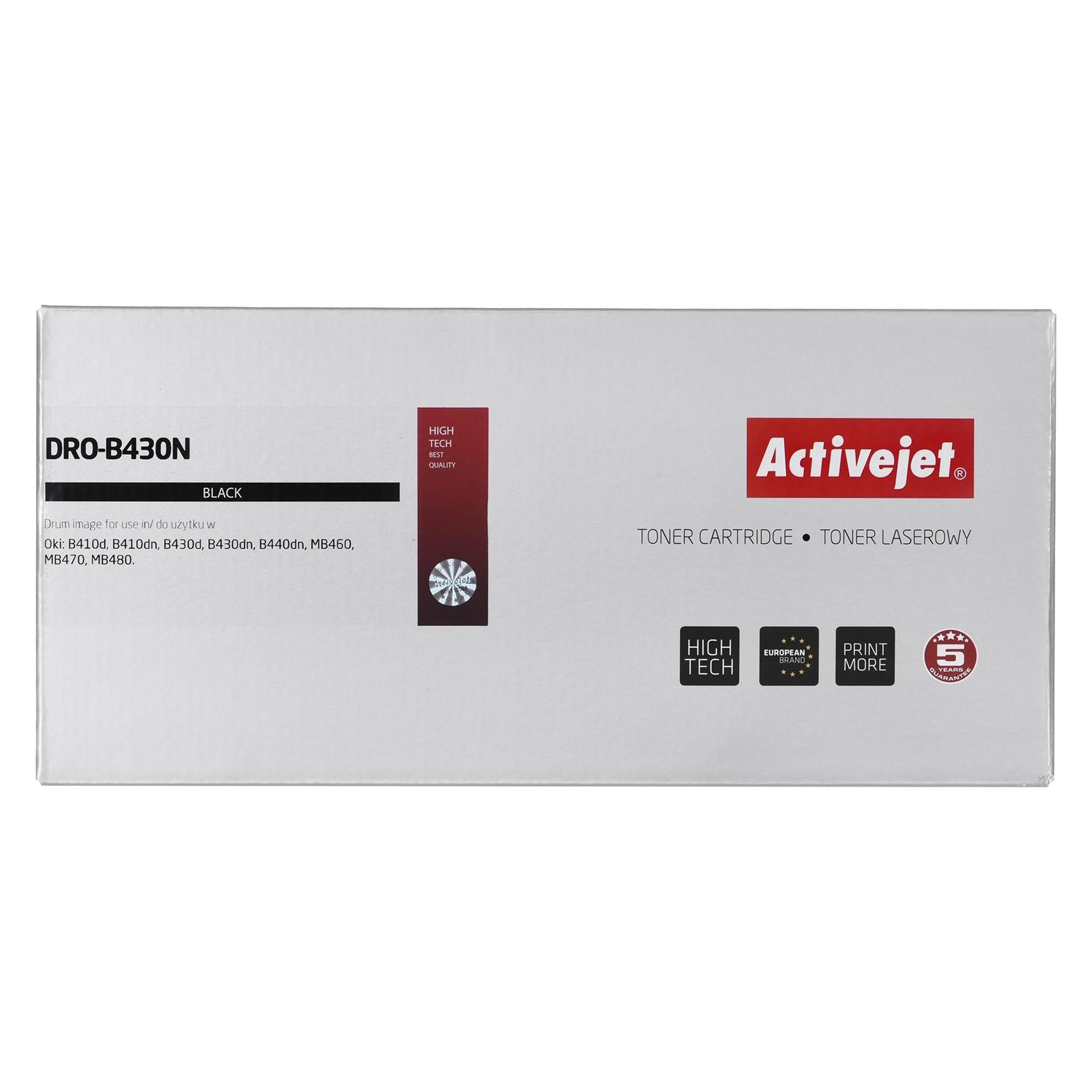 Activejet DRO-B430N Trommel (Ersatz OKI 43979002 Supreme 25000 Seiten schwarz) (BK) (DRO-B430N)