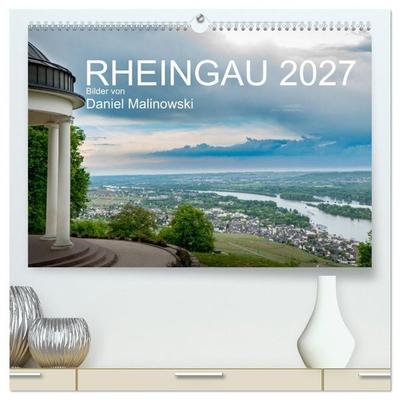 Rheingau 2027 (hochwertiger Premium Wandkalender 2027 DIN A2 quer), Kunstdruck in Hochglanz