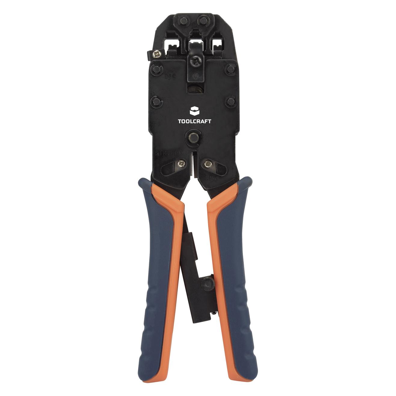 Toolcraft Crimpzange RJ1011/12/45 4/6/8-polig (205 mm) (TO-4988586)