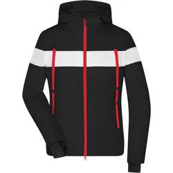 James & Nicholson Damen Wintersport Jacke Winter-Jacke JN1173 black/white/light red L