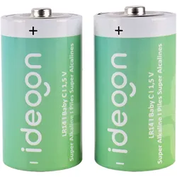 2er-Set Premium Batterien Typ C Baby - LR14 Alkaline 1,5V - Langlebige Energiequelle für Haushalt, Spielzeug und Taschenlampen