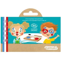 Schminkset - Clown & Harlekin blau/weiß/rot 7,5g