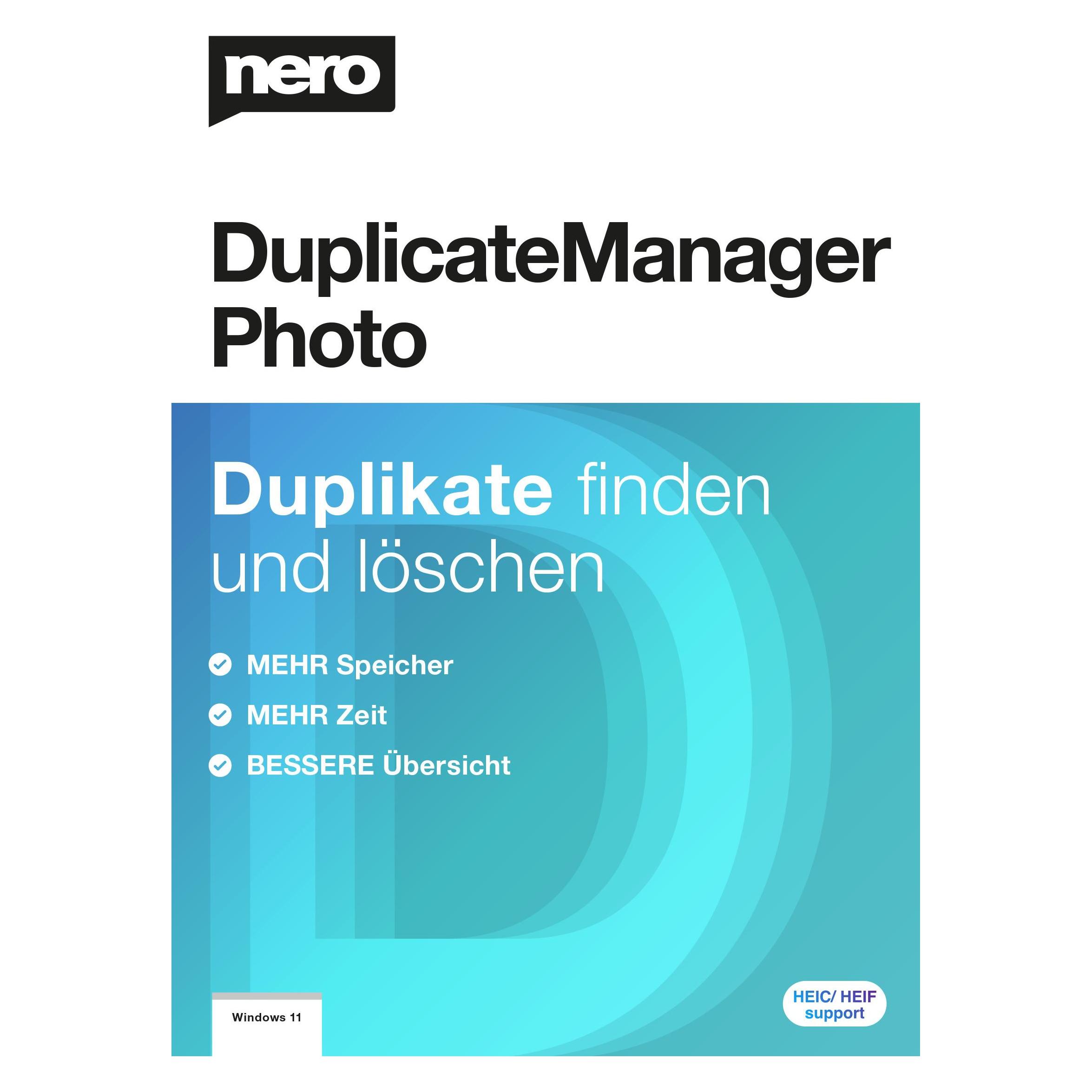 Nero DuplicateManager Photo (1 User, 1 Geräte/User, unbegrenzt) (EMEA-11800000/1445)