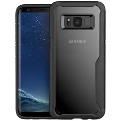 Handy Tasche für Samsung Galaxy S8 Plus Panzer Schutz Hülle Case Cover Schwarz