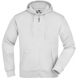 Kapuzen-Sweatjacke "JN042" - S - white