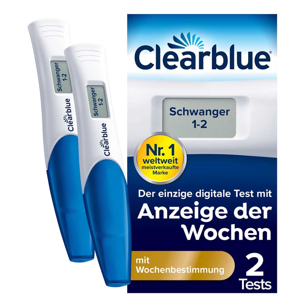 WICK Pharma - Zweigniederlassung der Procter & Gam Clearblue Schwangerschaftstest mit Wochenbestimmung 12893983