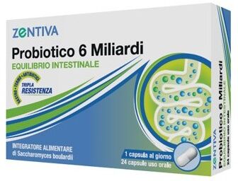 Zentiva Italia Zentiva Probiotico 6mld 24cps