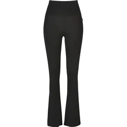 Urban Classics, Damen, Tights, Organic Stretch Jersey Bootcut (XS), Schwarz