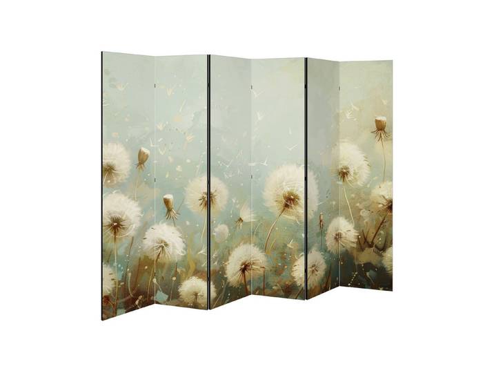 SPACEREBELS Paravent DREAMY MEADOW (1 St), Raumteiler mit 6 Paneelen, einseitig bedruckt, 228 x 168 cm