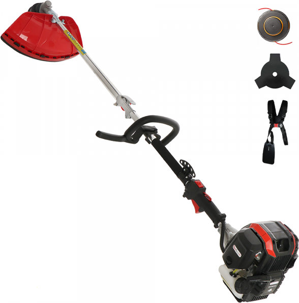GeoTech Pro GT-4 PRO 43 L - Motorsense mit 4-Takt Benzinmotor - 42.5 ccm