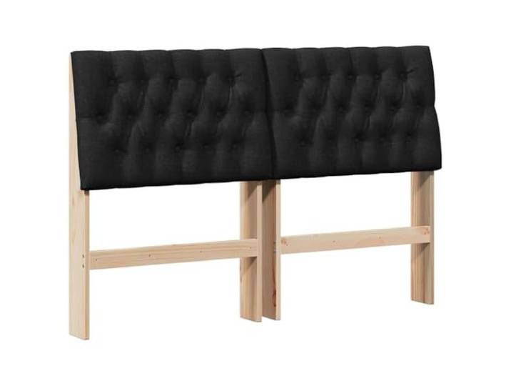 HGLADYU Gepolstertes Kopfteil Schwarz 140 cm mit rechteckiger minimalistischer Form für Ihr Bett