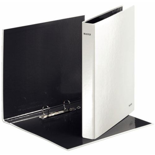 LEITZ WOW Ringbuch 2-Ringe perlweiß 4,0 cm DIN A4