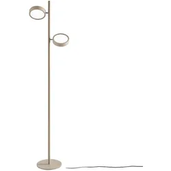 Gea Luce GPIT20 Stehleuchte – 36 W, 2345 lm, 3000 K, verstellbare LED-Stehleuchte in Taubengrau-Aluminium – Gealuce