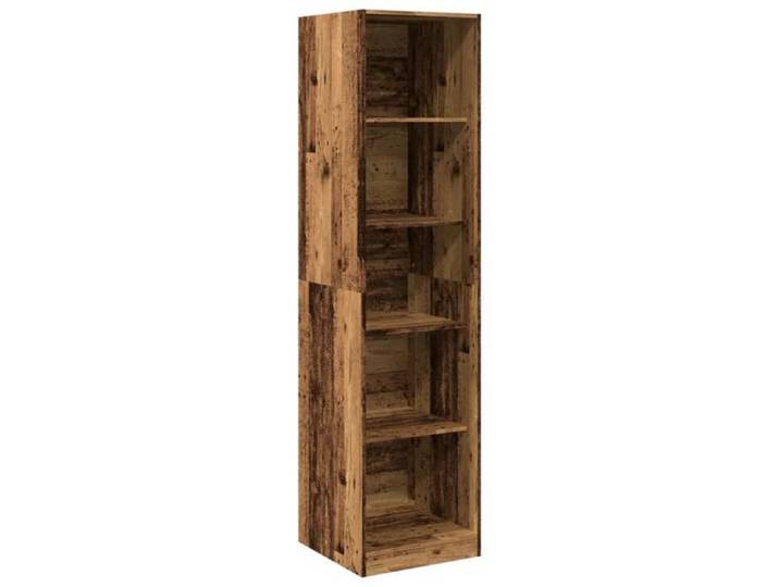 Les Sodes Garde-robe de chambre(1pc）- 10 kg par étagère - pour Dressing - vieux bois 50x50x200 cm - bois d'ingénierie 3908