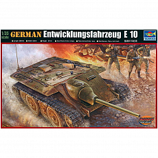 Trumpeter - Deutsches Entwicklungsfahrzeug E 10 Hetzer - 1:35 - 517 Teile 307603