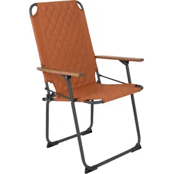 Bo-Camp Jefferson XL Industrial Klappstuhl mit Bambus-Armlehnen clay