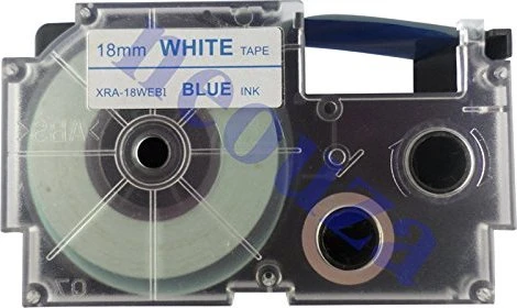 Casio Farbband 18 mm XR18WE1 schw./weiss