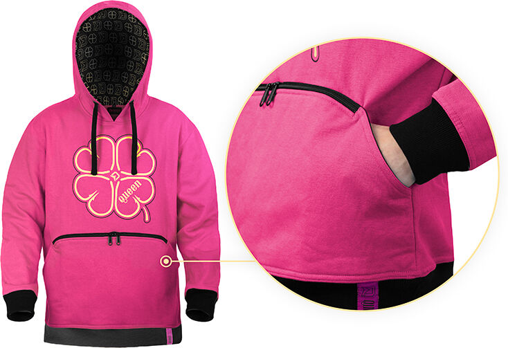 Sweat Delphin QUEEN 4Love XS Red, Black, Beige, Pink XS