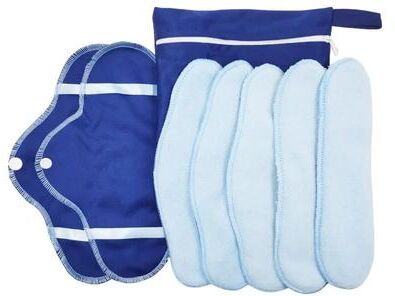 Uplift Essentials Reusable Washable Menstrual Pads Set Of 8 Reusable Washable Menstrual Pads Set Of 8