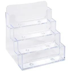 Exacompta Transparenter Visitenkartenhalter