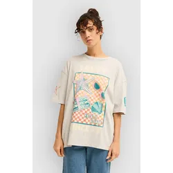 Billabong Salty Since T-Shirt grey heather Gr. M