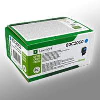 Lexmark Toner 80C20C0 802C cyan 80C20CE