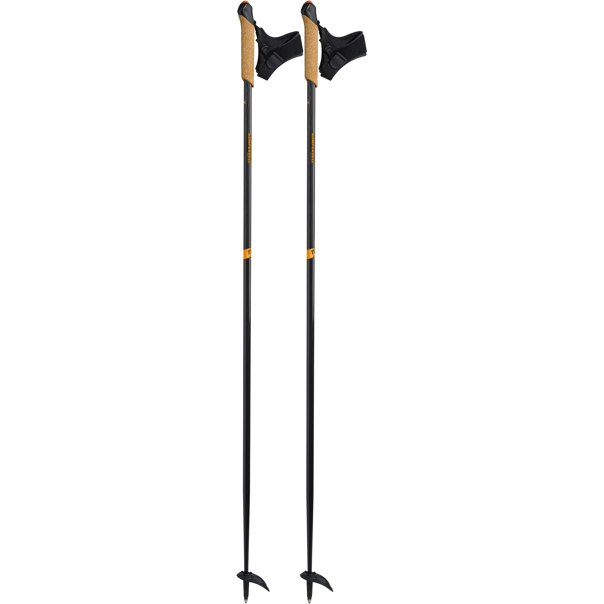 Komperdell Speed Tour Ti Stöcke Skistöcke schwarz Größe 145CM Trekking