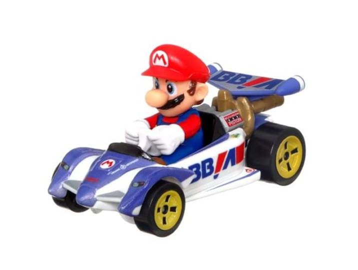 Model DieCast KART MARIO Circuit Special van Super Mario KART - schaal 1:64 lengte 5 cm