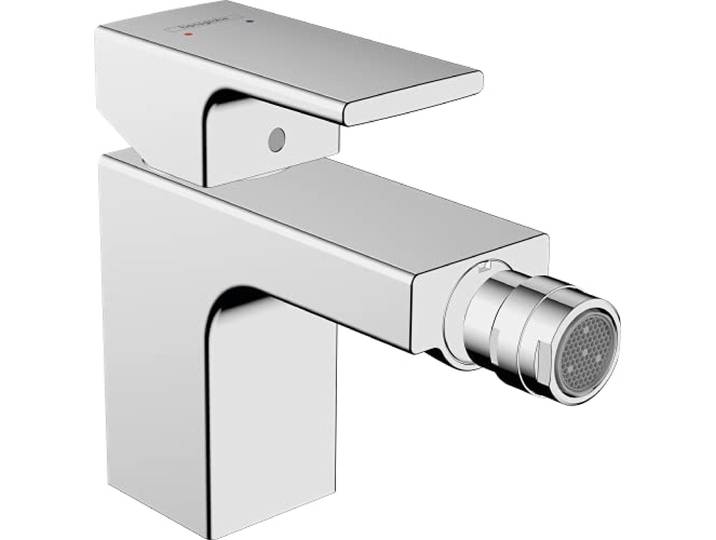 hansgrohe Eengreeps-bidetmixer Vernis Shape, bidetarmatuur met trekstang, waterbesparend, chroom