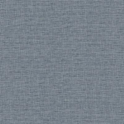 York Wallcoverings Silk Linen Weave Navy Wallpaper