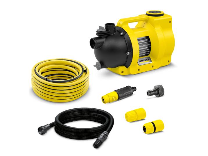 Gartenpumpe KÄRCHER BP 5.000 Garden Set Plus *EU , gelb, B:18,6cm H:23,1cm L:37,2cm, Pumpen, Gartenpumpe