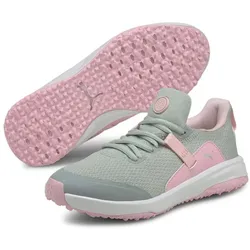 Puma Fusion Evo Junior Golfschuh grau/pink