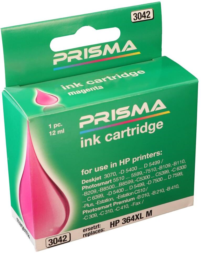 PRISMA 3042 Druckerpatrone für HP Tintenstrahldrucker, magenta, 12 ml