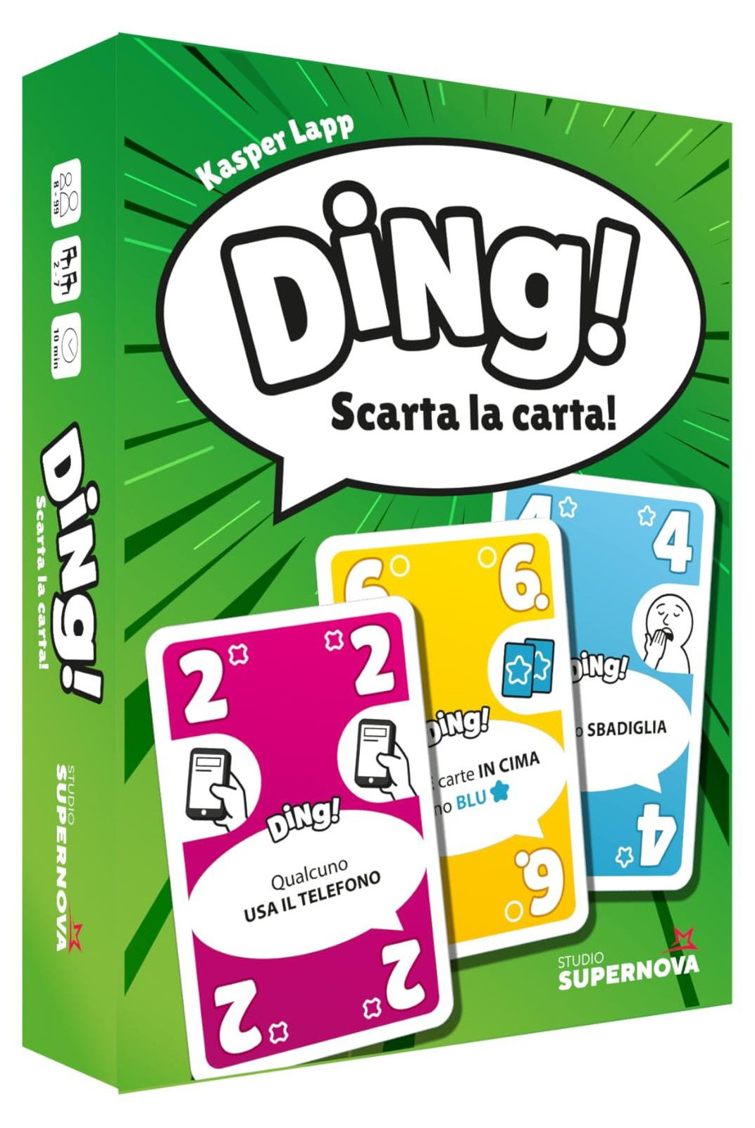 Studio Supernova Ding Kaartspel voor 2 spelers