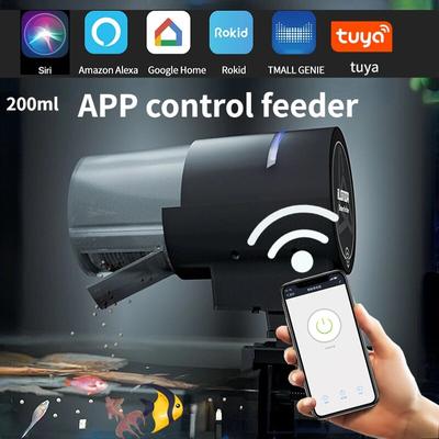 Happy Pet Pantry Smart Aquarium Fish Feeder: WiFi Control & Voice Activation 4