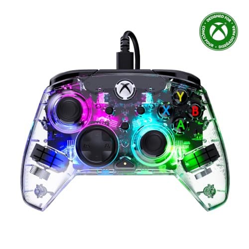 Turtle Beach Afterglow transparante bedrade gamingcontroller voor Xbox en PC
